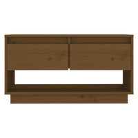 Mobile TV Miele 74x34x40 cm in Legno Massello di Pino