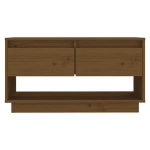 Mobile TV Miele 74x34x40 cm in Legno Massello di Pino