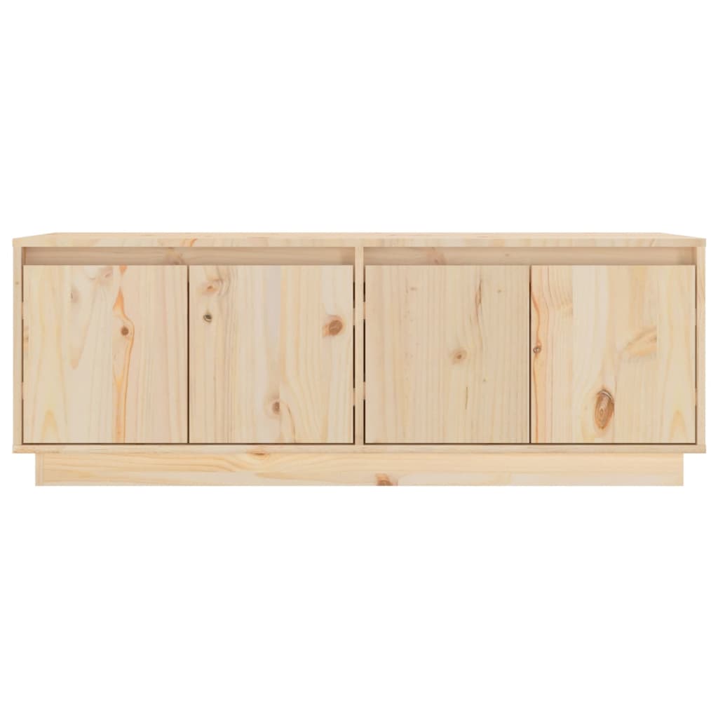 Mobile Porta TV-Mobile per TV-Credenza TV 110x34x40 cm in Legno Massello di Pino
