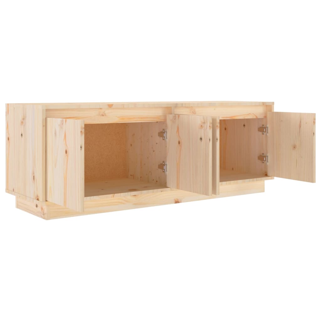 Mobile Porta TV-Mobile per TV-Credenza TV 110x34x40 cm in Legno Massello di Pino