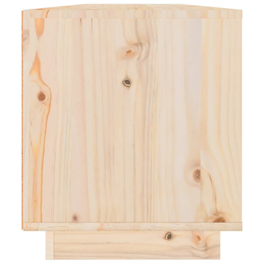 Mobile Porta TV-Mobile per TV-Credenza TV 110x34x40 cm in Legno Massello di Pino