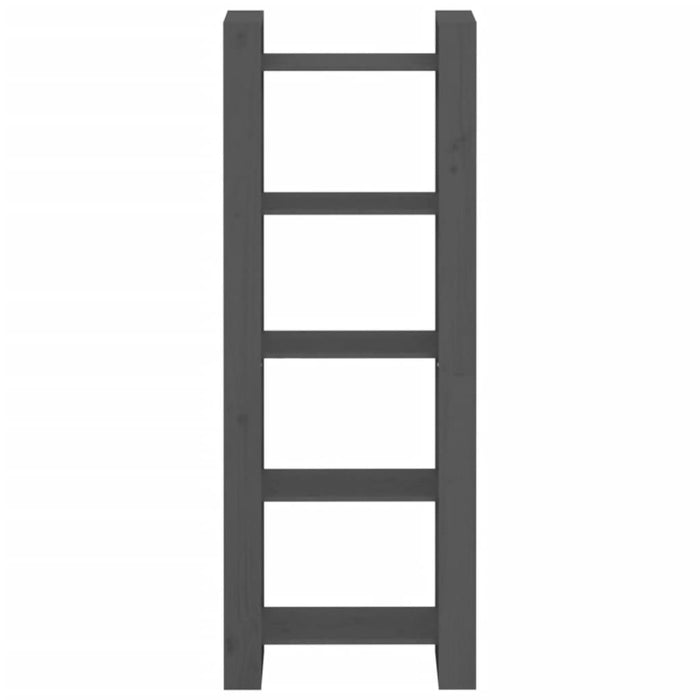 Libreria/Divisorio Grigio 60x35x160 cm Legno Massello 813891