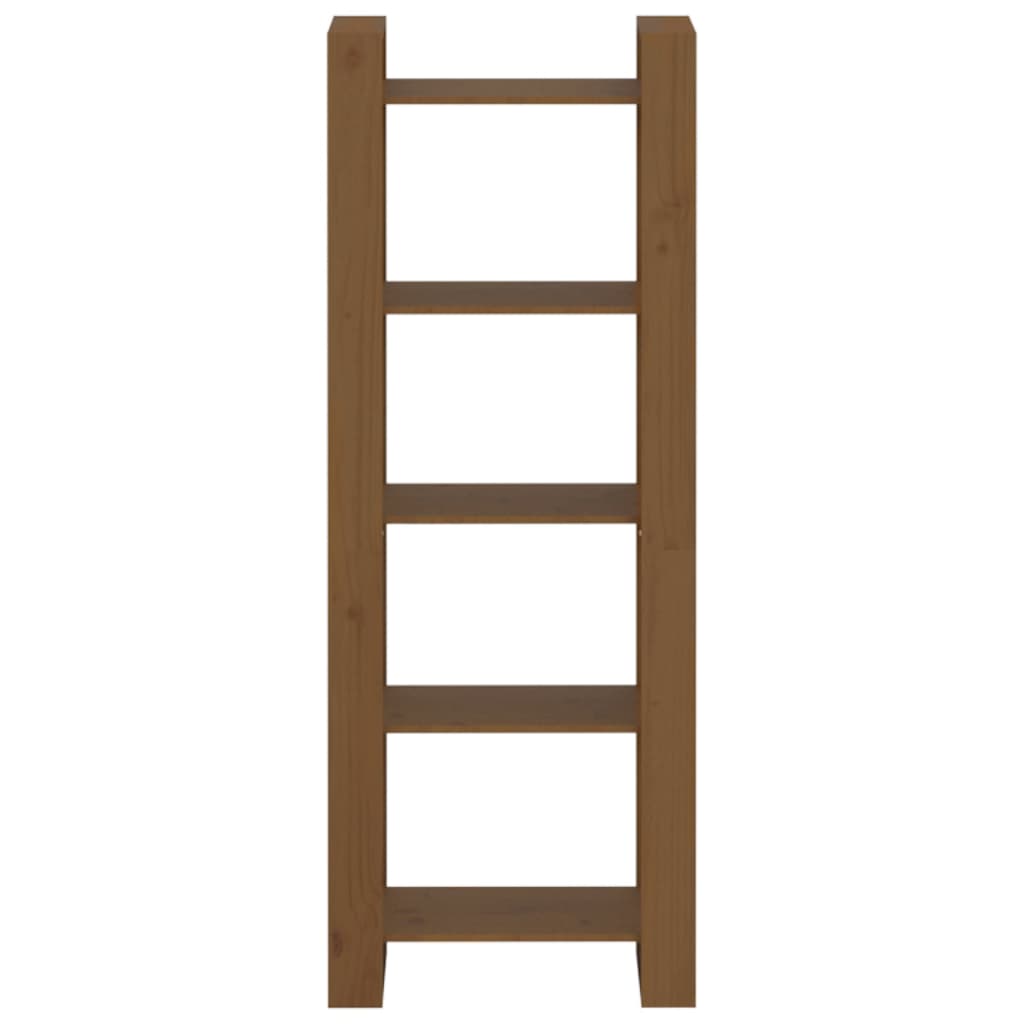 Libreria/Divisorio Marrone Miele 60x35x160 cm Legno Massello