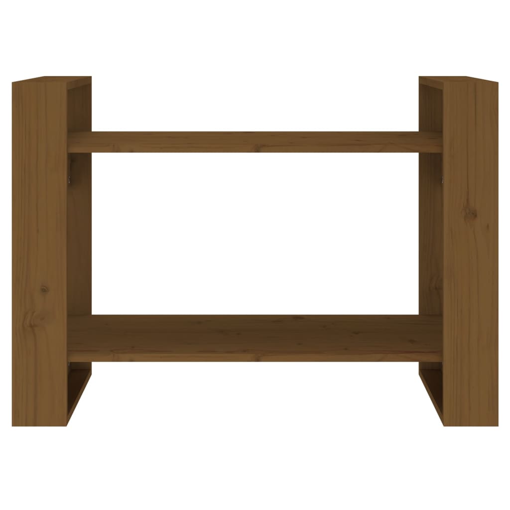 Libreria/Divisorio Miele 80x35x56,5 cm Legno Massello di Pino cod mxl 33803