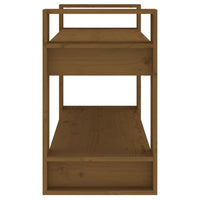 Libreria/Divisorio Miele 80x35x56,5 cm Legno Massello di Pino cod mxl 33803