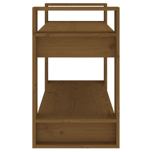 Libreria/Divisorio Miele 80x35x56,5 cm Legno Massello di Pino cod mxl 33803