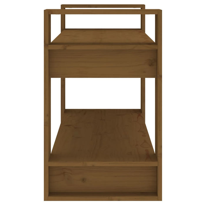 Libreria/Divisorio Miele 80x35x56,5 cm Legno Massello di Pino cod mxl 33803