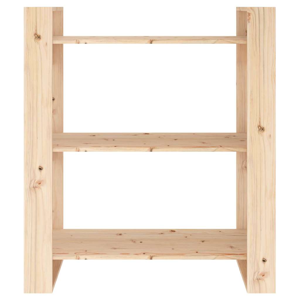 Divisorio-Paravento 80x35x91 cm Legno Massello di Pino