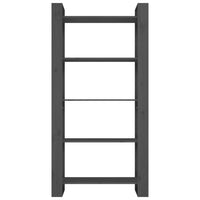Libreria/Divisorio Grigio 80x35x160 cm Legno Massello 813911