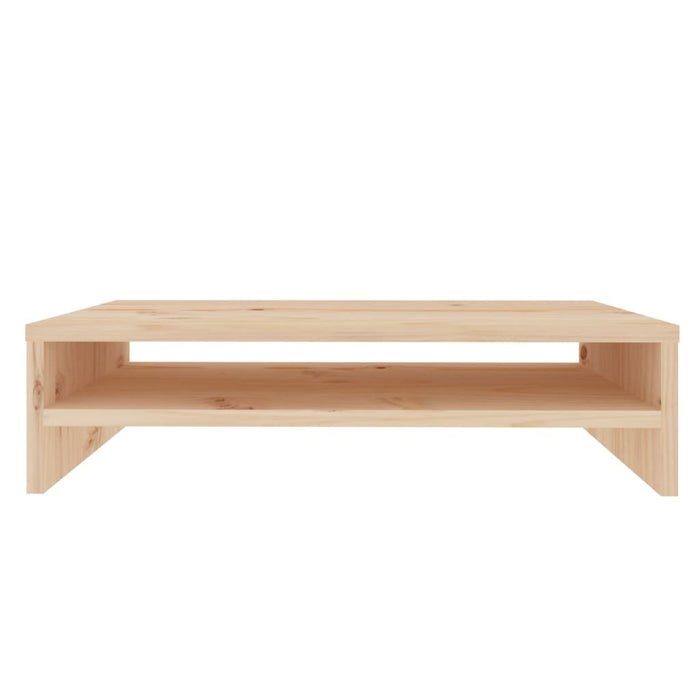 Supporto per Monitor 50x24x13 cm in Legno Massello di Pino 813914