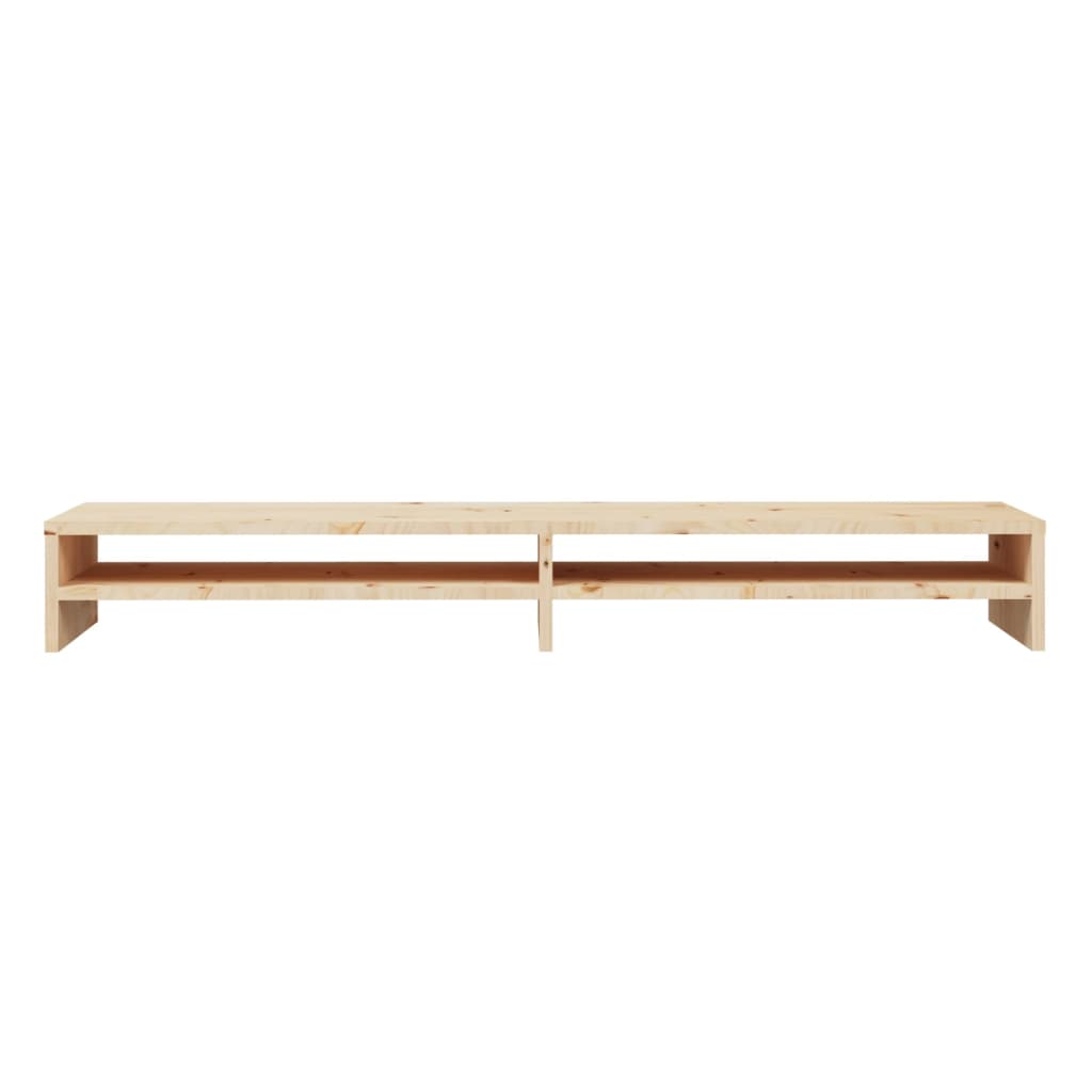 Supporto per Monitor 100x24x13 cm in Legno Massello di Pino 813919