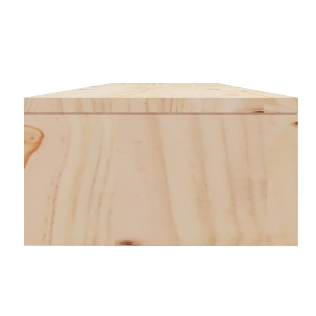 Supporto per monitor 100 x 24 x 13 cm in legno massello di pino marrone 02_0029195