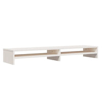 Supporto per monitor 100 x 24 x 13 cm legno massello di pino bianco 02_0029196