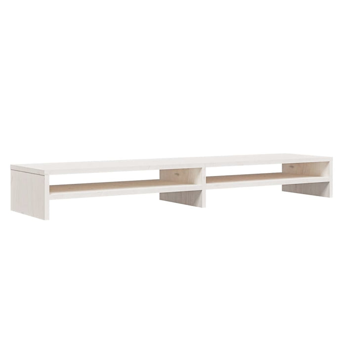 Supporto per monitor 100 x 24 x 13 cm legno massello di pino bianco 02_0029196