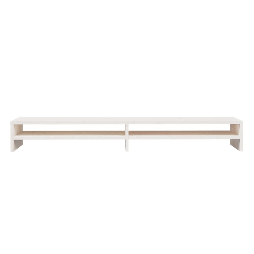 Supporto per monitor 100 x 24 x 13 cm legno massello di pino bianco 02_0029196