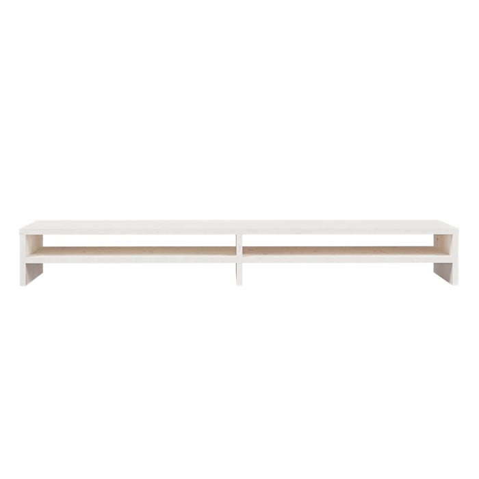Supporto per monitor 100 x 24 x 13 cm legno massello di pino bianco 02_0029196