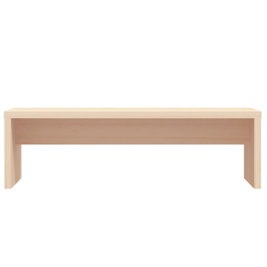 Supporto per monitor 50 x 27 x 15 cm in legno massello di pino marrone 02_0029208