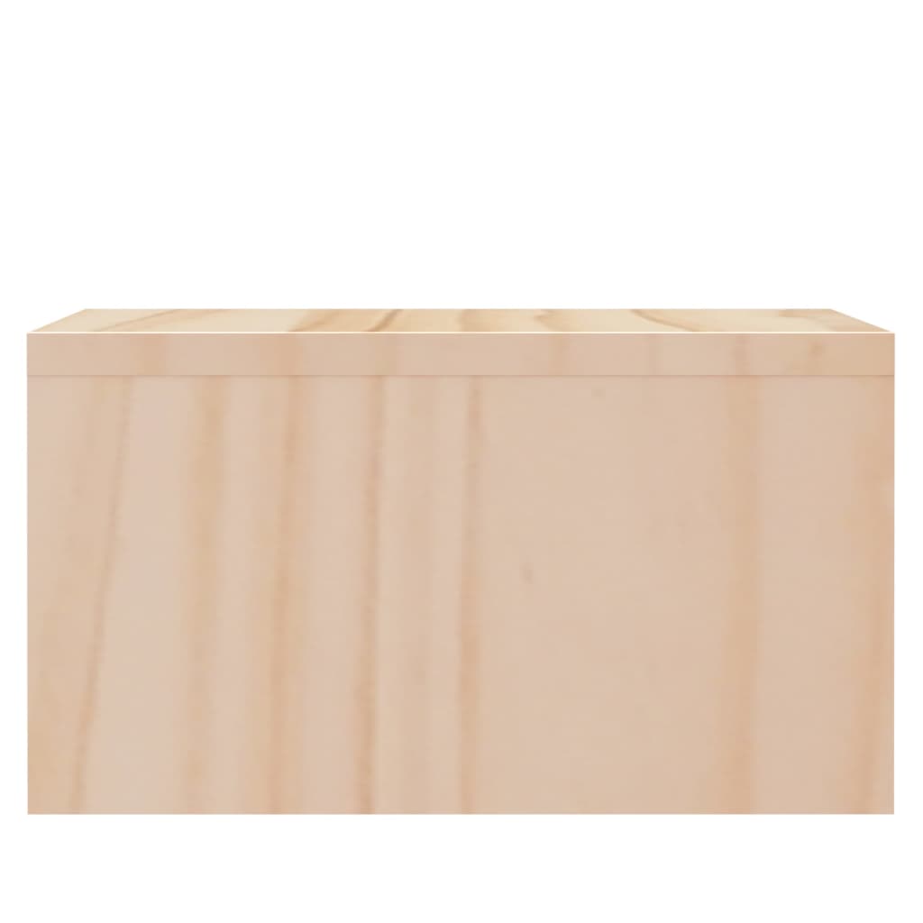 Supporto per Monitor 50x27x15 cm in Legno Massello di Pino 813924