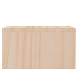 Supporto per monitor 50 x 27 x 15 cm in legno massello di pino marrone 02_0029208