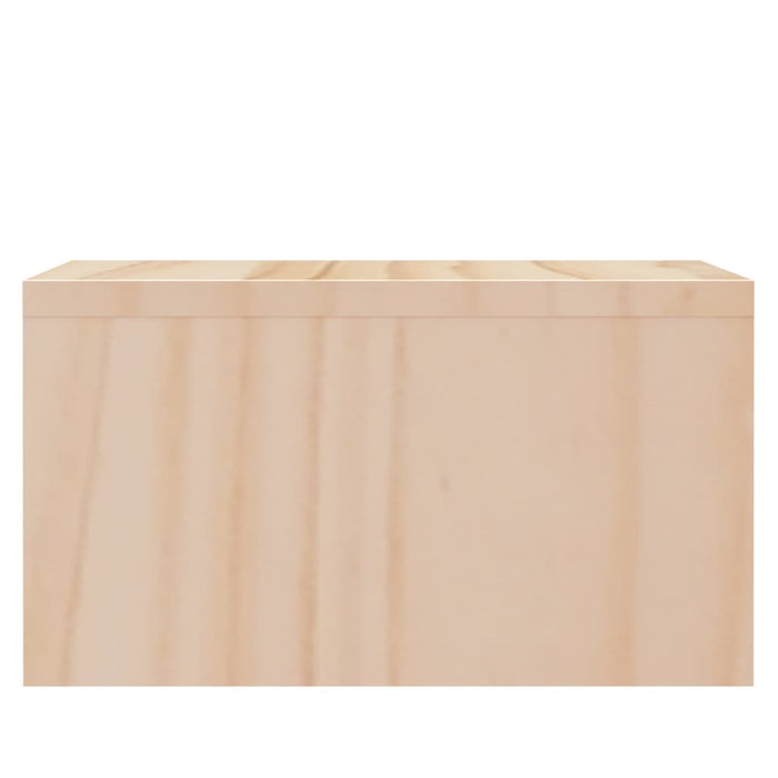 Supporto per monitor 50 x 27 x 15 cm in legno massello di pino marrone 02_0029208