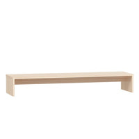 Supporto per monitor 100 x 27 x 15 cm legno massello di pino marrone 02_0029197