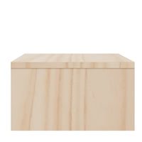 Supporto per monitor 100 x 27 x 15 cm legno massello di pino marrone 02_0029197