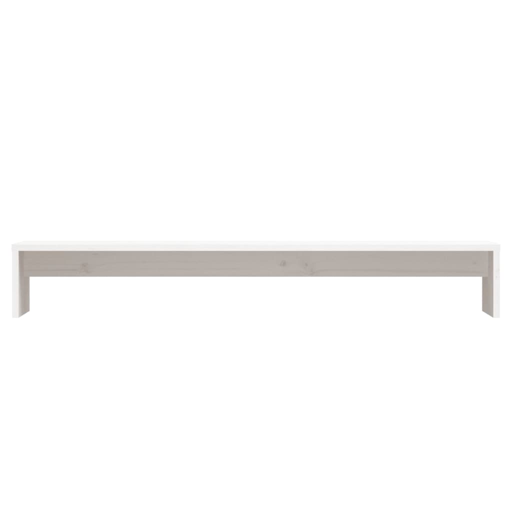 Supporto per monitor 100 x 27 x 15 cm legno massello di pino bianco 02_0029198