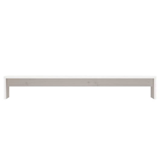 Supporto per monitor 100 x 27 x 15 cm legno massello di pino bianco 02_0029198