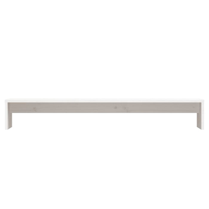Supporto per monitor 100 x 27 x 15 cm legno massello di pino bianco 02_0029198