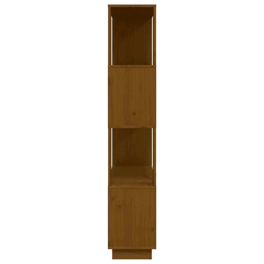 Libreria/Divisorio Miele 80x25x132 cm Legno Massello