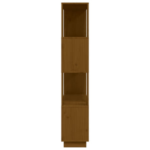 Libreria/Divisorio Miele 80x25x132 cm Legno Massello