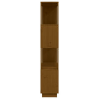 Libreria/Divisorio Ambrato 80x25x132 cm Legno Massello di Pino 814062
