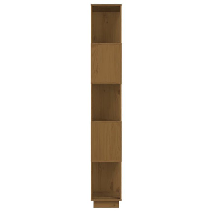 Libreria/Divisorio Ambrato 80x25x163,5cm Legno Massello di Pino 814067