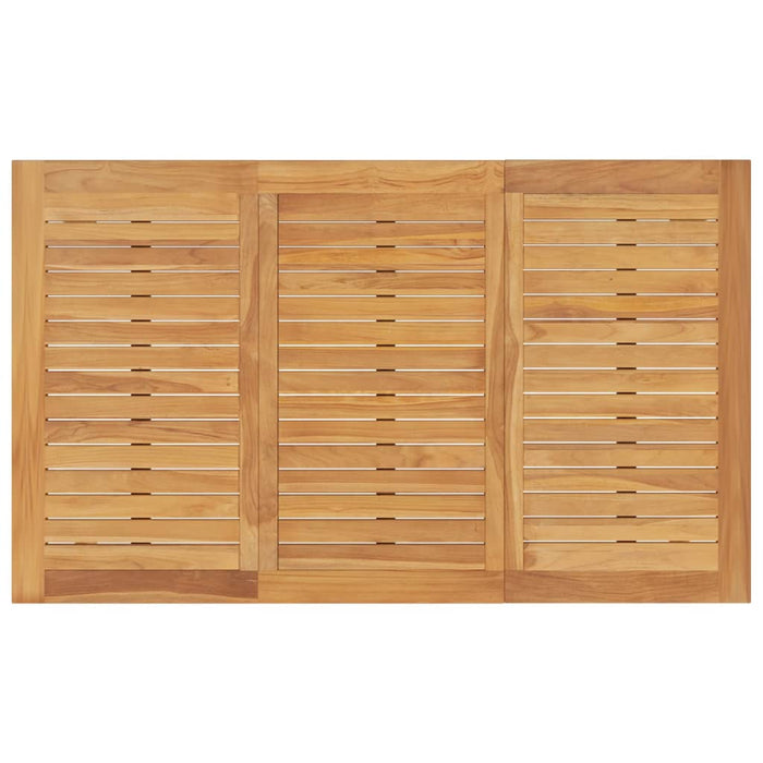 Tavolo Batavia 150x90x75 cm Legno Massello di Teak cod mxl 34376