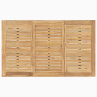 Tavolo Batavia 150x90x75 cm Legno Massello di Teak 319165