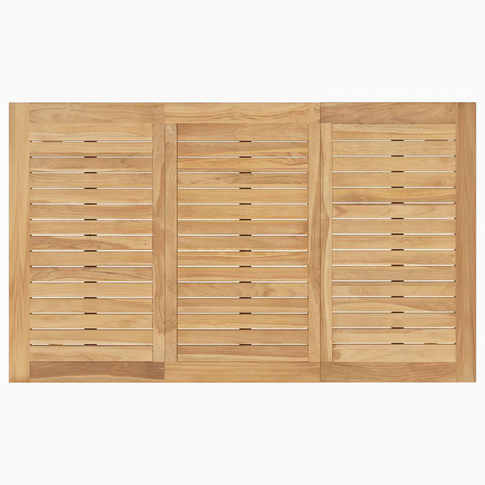 Tavolo Batavia 150x90x75 cm Legno Massello di Teak 319165