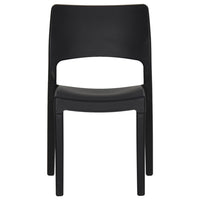 Sedie da Giardino 2 pz in Polipropilene Antracite 317725