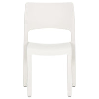 Sedie da Giardino 2 pz in Polipropilene Bianco cod mxl 25607