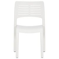 Sedie da Giardino 2 pz in Polipropilene Bianco cod mxl 25606