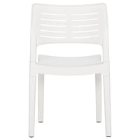 Sedie da Giardino 2 pz in Polipropilene Bianco cod mxl 25606