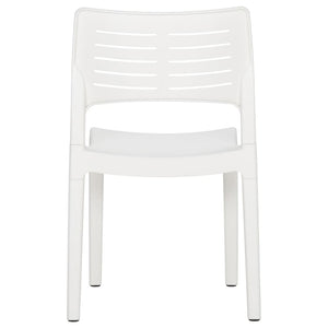 Sedie da Giardino 2 pz in Polipropilene Bianco cod mxl 25606