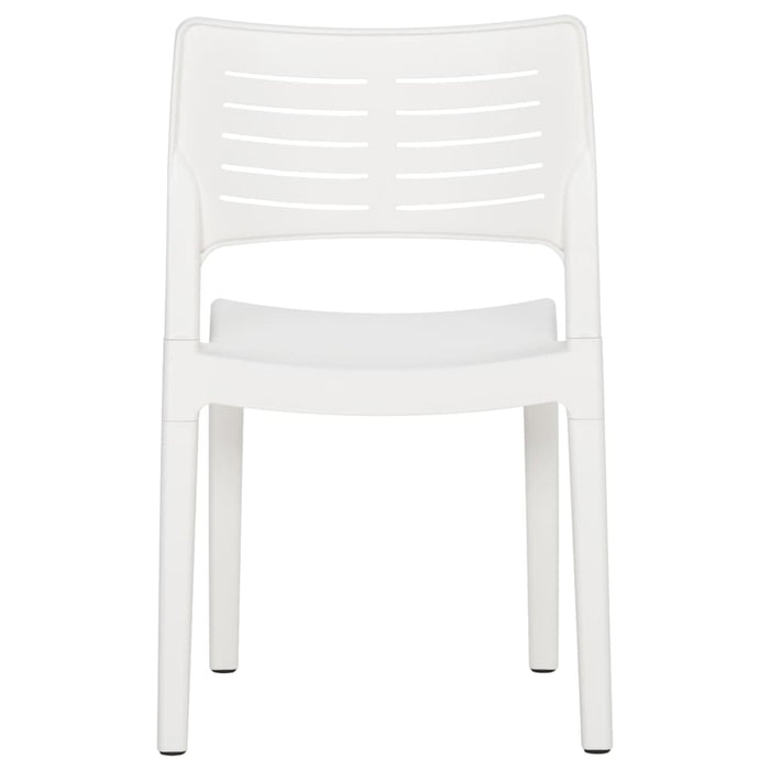 Sedie da Giardino 2 pz in Polipropilene Bianco cod mxl 25606