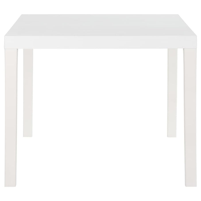 Tavolo da Giardino 150x90x72 cm in PP Bianco cod mxl 34337