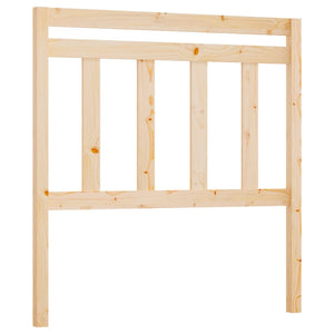 Testiera per Letto 106x4x100 cm in Legno Massello di Pino 814079