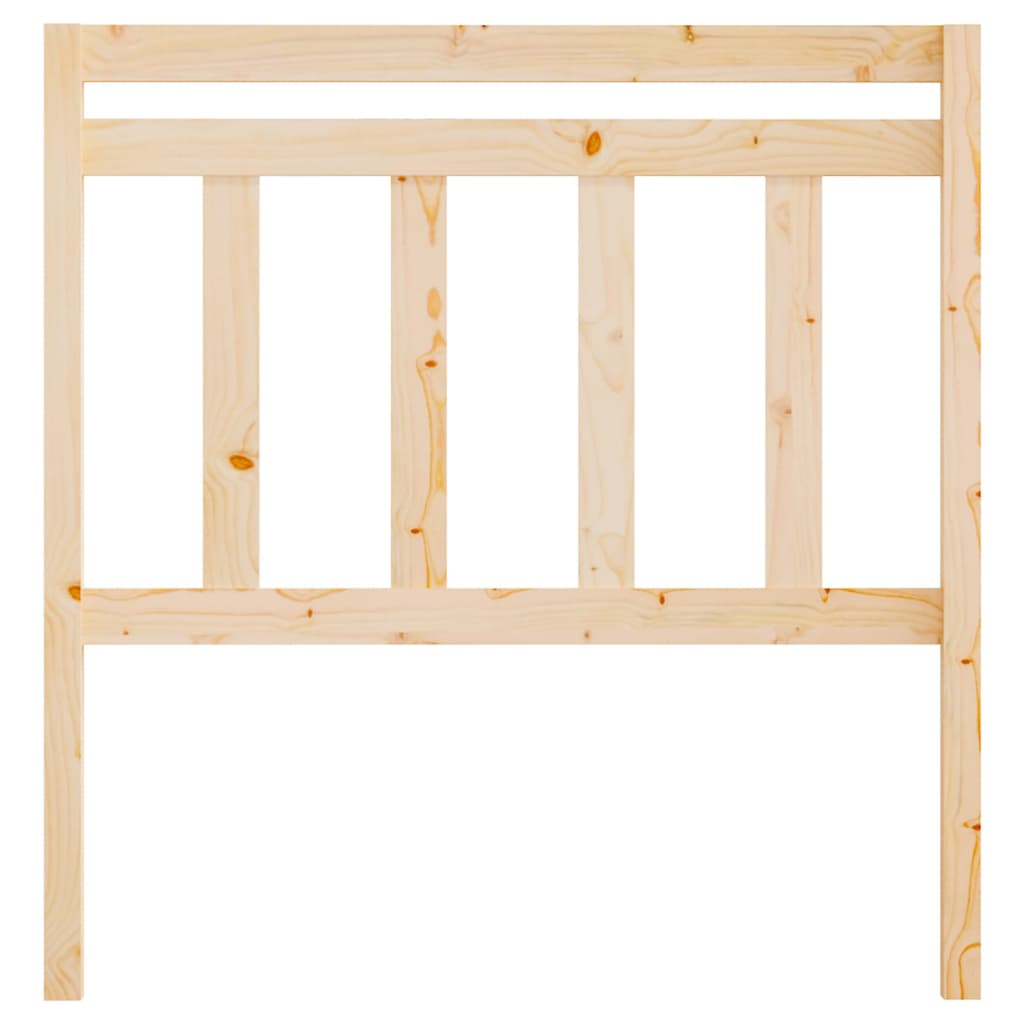 Testiera per Letto 106x4x100 cm in Legno Massello di Pino 814079