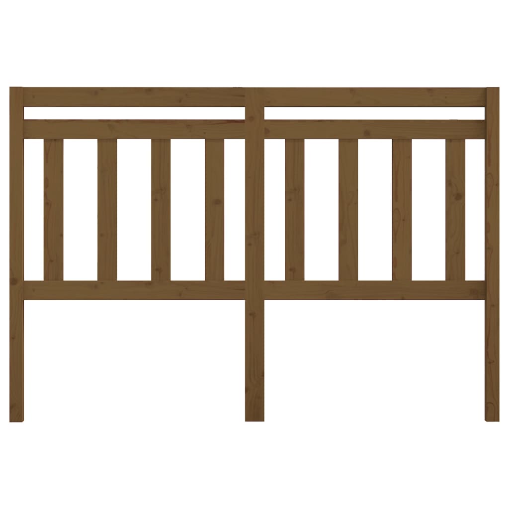 Testiera per Letto ambra 156x4x100 cm in Legno Massello di Pino 814102