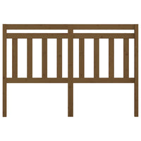 Testiera per Letto-Testata-Testiera Decorativa ambra 166x4x100 cm in Legno Massello di Pino 701003