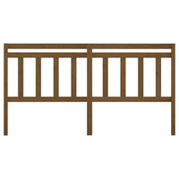 Testiera per Letto ambra 186x4x100 cm in Legno Massello di Pino 814112