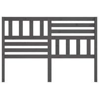 Testiera per Letto Grigia 126x4x100cm in Legno Massello di Pino cod mxl 31955