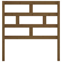 Testiera per Letto ambra 81x4x100 cm in Legno Massello di Pino 814172